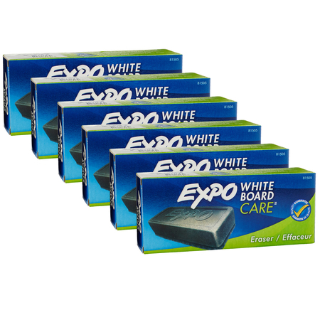 EXPO Expo® White Board Eraser, PK6 SAN81505